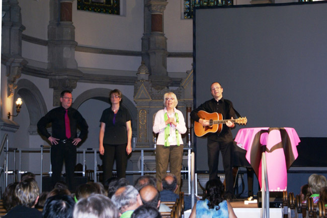 Foto "Kabarettistische Bibelarbeit" Kirchentag 2011