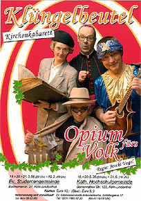 Plakat "Opium fürs Volk" - Anklicken zum Vergrößern!