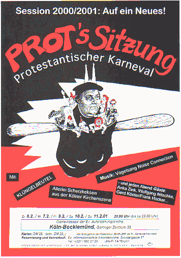 Plakat PROT's Sitzung