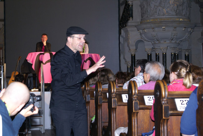 Foto "Kabarettistische Bibelarbeit" Kirchentag 2011