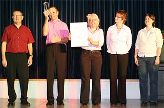 Foto von der Preisverleihung "Honnefer Zündkerze 2008"